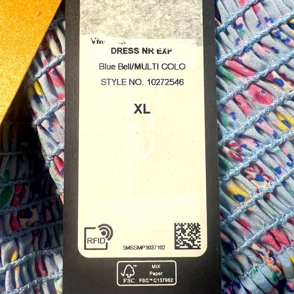 Vero Moda spaghetti strap floral mini dress - size XL  - NWT - Picture 9 of 9